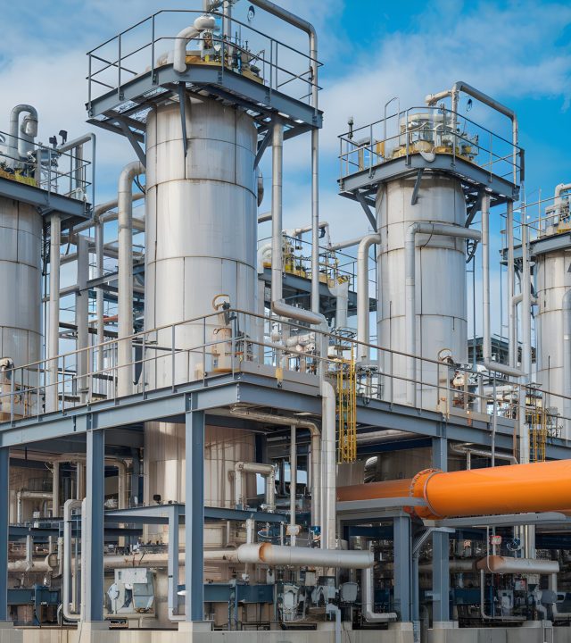 vecteezy industrial refinery tanks against a clear sky 57518387